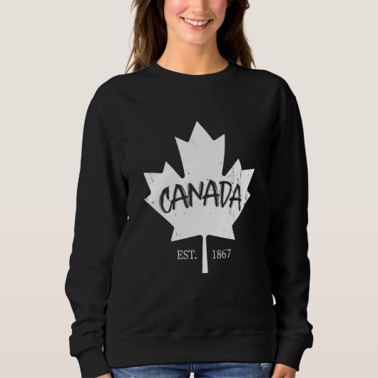 Canada Flag Maple Leaf Canadian Patriot Ice Hockey Trui (Voorkant)