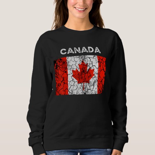 Canada Flag Maple Leaf Mannen Vrouwen Trui (Voorkant)