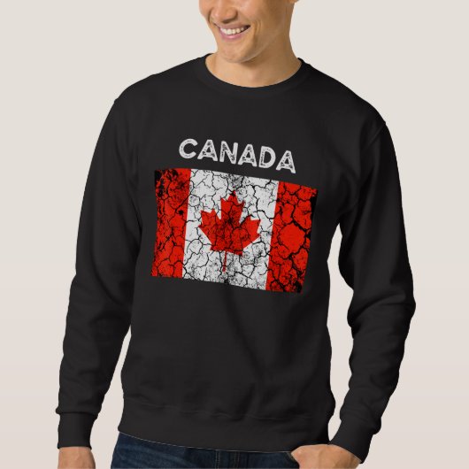 Canada Flag Maple Leaf Mannen Vrouwen Trui (Voorkant)