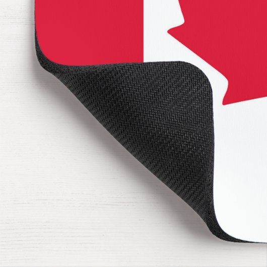 Canada Flag Maple Leaf Red White Canada Muismat (Hoek)