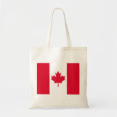 Canada Flag Maple Leaf Red White Canada Tote Bag (Voorkant)
