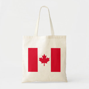 Canada Flag Maple Leaf Red White Canada Tote Bag