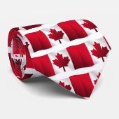 Canada Flag Maple Leaf Stropdas (Opgerold)