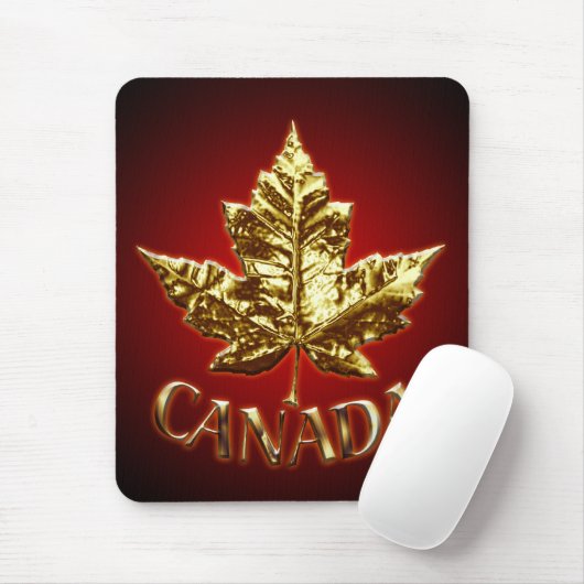 Canada Flag Mousepad Canada Maple Leaf Mousepad Muismat (Met muis)
