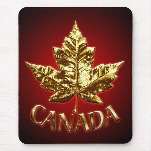 Canada Flag Mousepad Canada Maple Leaf Mousepad Muismat (Voorkant)