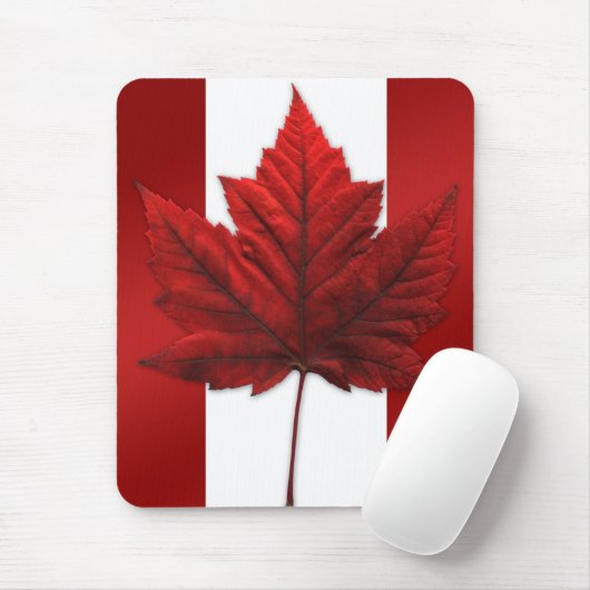 Canada Flag Mousepad Canada Maple Leaf Mousepad Muismat (Met muis)
