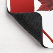 Canada Flag Mousepad Canada Maple Leaf Mousepad Muismat (Hoek)