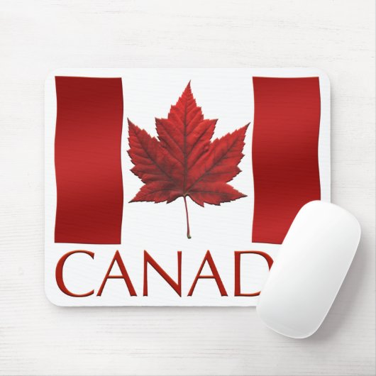 Canada Flag Mousepad Canada Maple Leaf Mousepad Muismat (Met muis)