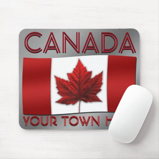 Canada Flag Mousepad Canada Maple Leaf Mousepad Muismat (Met muis)