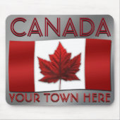 Canada Flag Mousepad Canada Maple Leaf Mousepad Muismat (Voorkant)