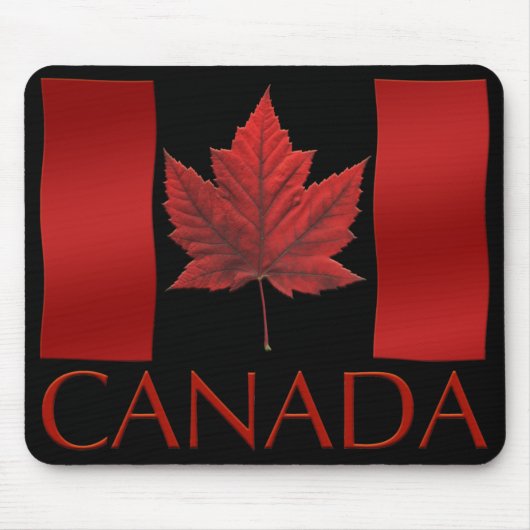 Canada Flag Mousepad Canada Maple Leaf Mousepad Muismat (Voorkant)