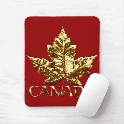Canada Flag Mousepad Canada Maple Leaf Mousepad Muismat (Met muis)