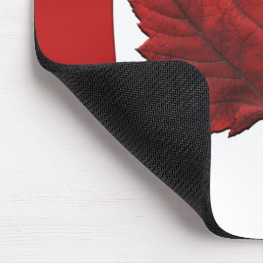 Canada Flag Mousepad Canada Maple Leaf Mousepad Muismat (Hoek)