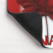 Canada Flag Mousepad Canada Maple Leaf Mousepad Muismat (Hoek)