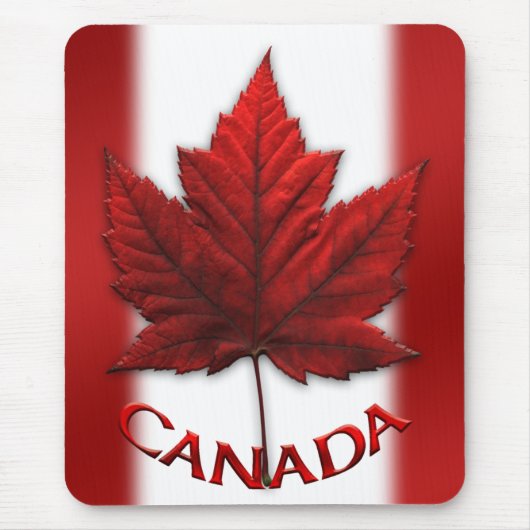 Canada Flag Mousepad Canada Maple Leaf Mousepad Muismat (Voorkant)