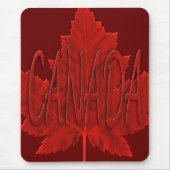 Canada Flag Mousepad Canada Maple Leaf Mousepad Muismat (Voorkant)