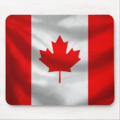 Canada Flag Mousepad Muismat (Voorkant)