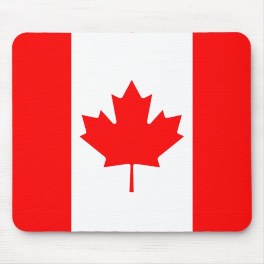 Canada Flag Mousepad Muismat (Voorkant)