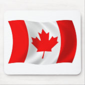 Canada Flag Mousepad Muismat (Voorkant)