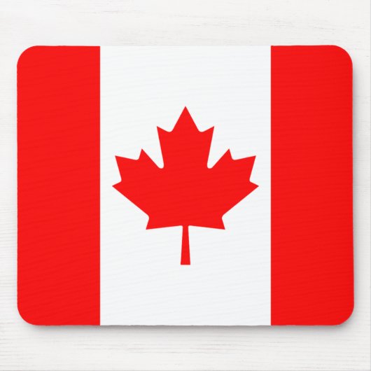 Canada Flag Mousepad Muismat (Voorkant)