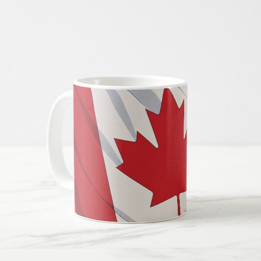 Canada Flag Mug Koffiemok (Voorkant links)