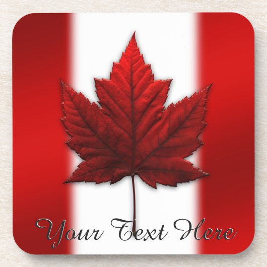 Canada Flag Onderzetters Specialized Canada Onderz (Voorkant)