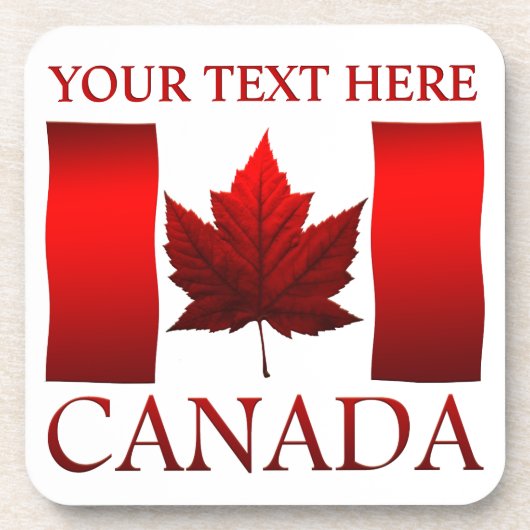 Canada Flag Onderzetters Specialized Canada Onderz (Voorkant)