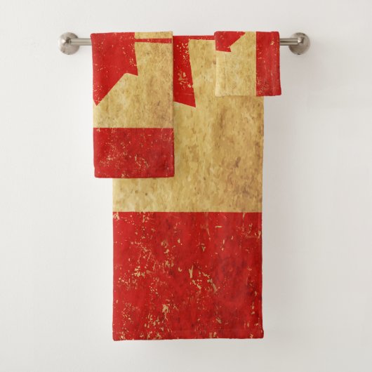 Canada Flag  ontwerp Bad Handdoek (Insitu)