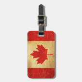 Canada Flag  ontwerp Bagagelabel (Voorkant verticaal)