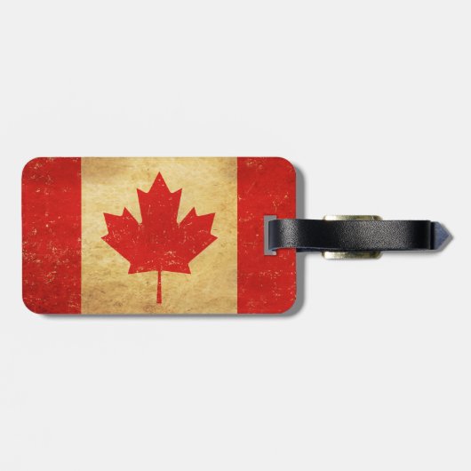 Canada Flag  ontwerp Bagagelabel (Achterkant horizontaal)