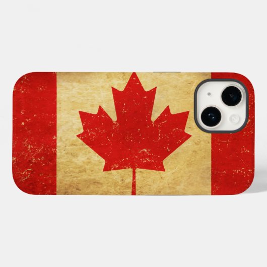 Canada Flag  ontwerp Case-Mate iPhone Case (Achterkant (horizontaal))