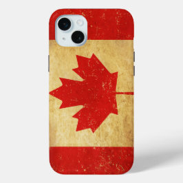Canada Flag ontwerp iPhone 15 Mini Hoesje