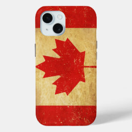 Canada Flag ontwerp iPhone 15 Case