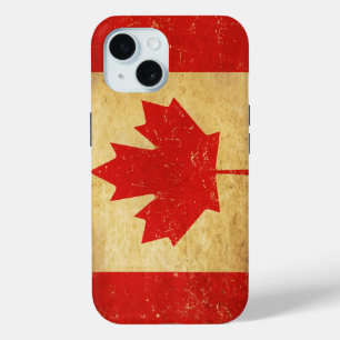 Canada Flag ontwerp iPhone 15 Case