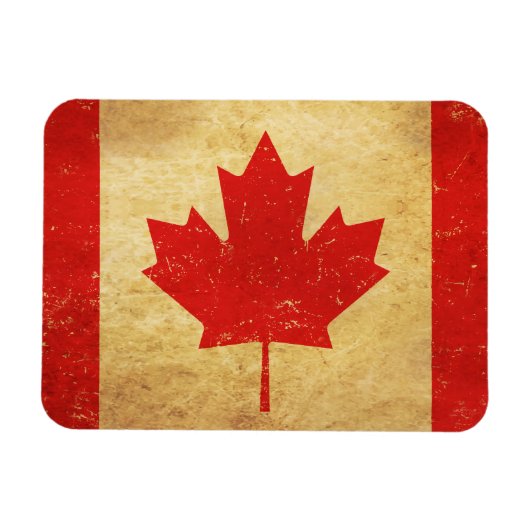 Canada Flag  ontwerp Magneet (Horizontaal)