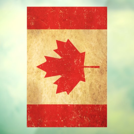 Canada Flag  ontwerp Raamsticker (Vel 3)