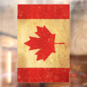 Canada Flag  ontwerp Raamsticker (Vel 2)