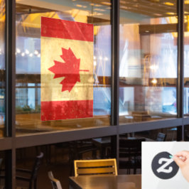 Canada Flag ontwerp Raamsticker