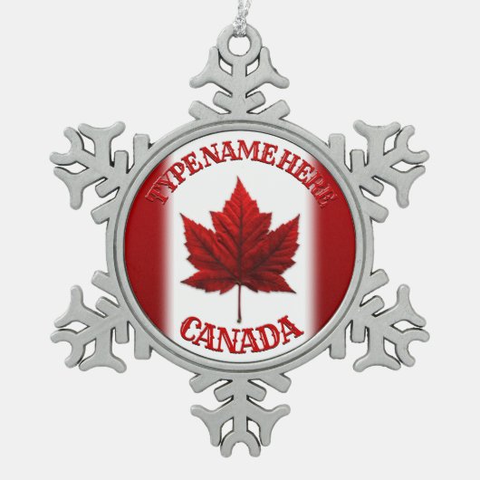 Canada Flag Ornament Canada kerstversiering (Voorkant)