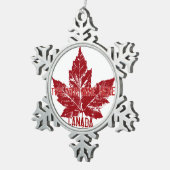 Canada Flag Ornament Gepersonaliseerd Canada Souve (Rechts)