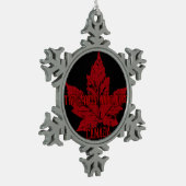 Canada Flag Ornament Gepersonaliseerd Canada Souve (Links)