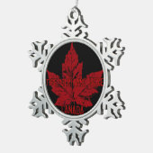 Canada Flag Ornament Gepersonaliseerd Canada Souve (Rechts)