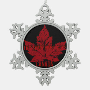 Canada Flag Ornament Gepersonaliseerd Canada Souve