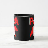 Canada Flag Papa Beer Funny Canadian Dad Father's Mok (Midden)