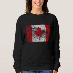 Canada Flag Patriot Canadian Roots Maple Leaf Souv Trui