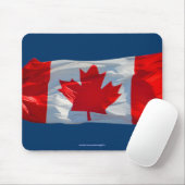 CANADA FLAG Patriotic Canadian Mousepad Muismat (Met muis)