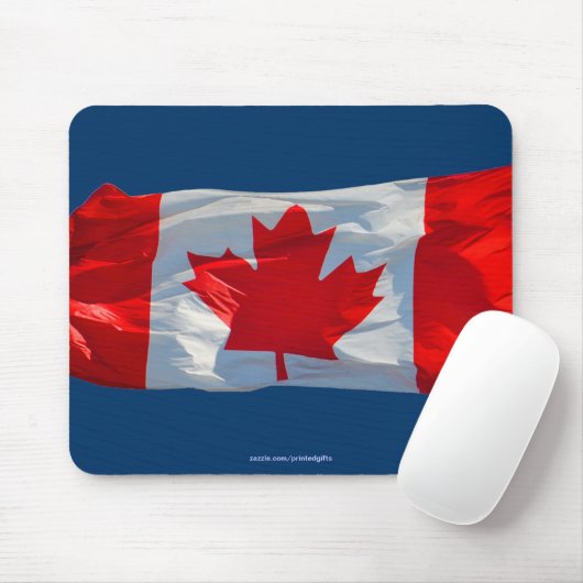 CANADA FLAG Patriotic Canadian Mousepad Muismat (Met muis)