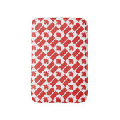 CANADA FLAG Patriotic Geometric Moderne Canadian Badmat (Voorkant Verticaal)