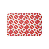CANADA FLAG Patriotic Geometric Moderne Canadian Badmat (Voorkant)
