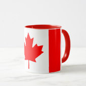 Canada Flag Patriotic Maple Leaf Personalized Mok (Voorkant rechts)